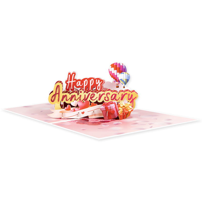 Ballooned With Joy 3D Pop Up Anniversary Card