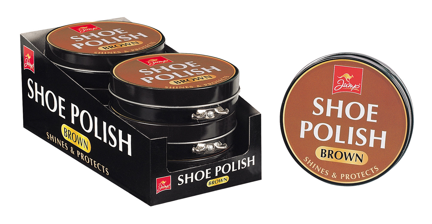 Brown Shoe Polish Tin