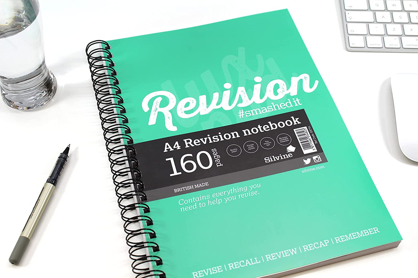 A4 160 Pages Wirebound Revision Notebook