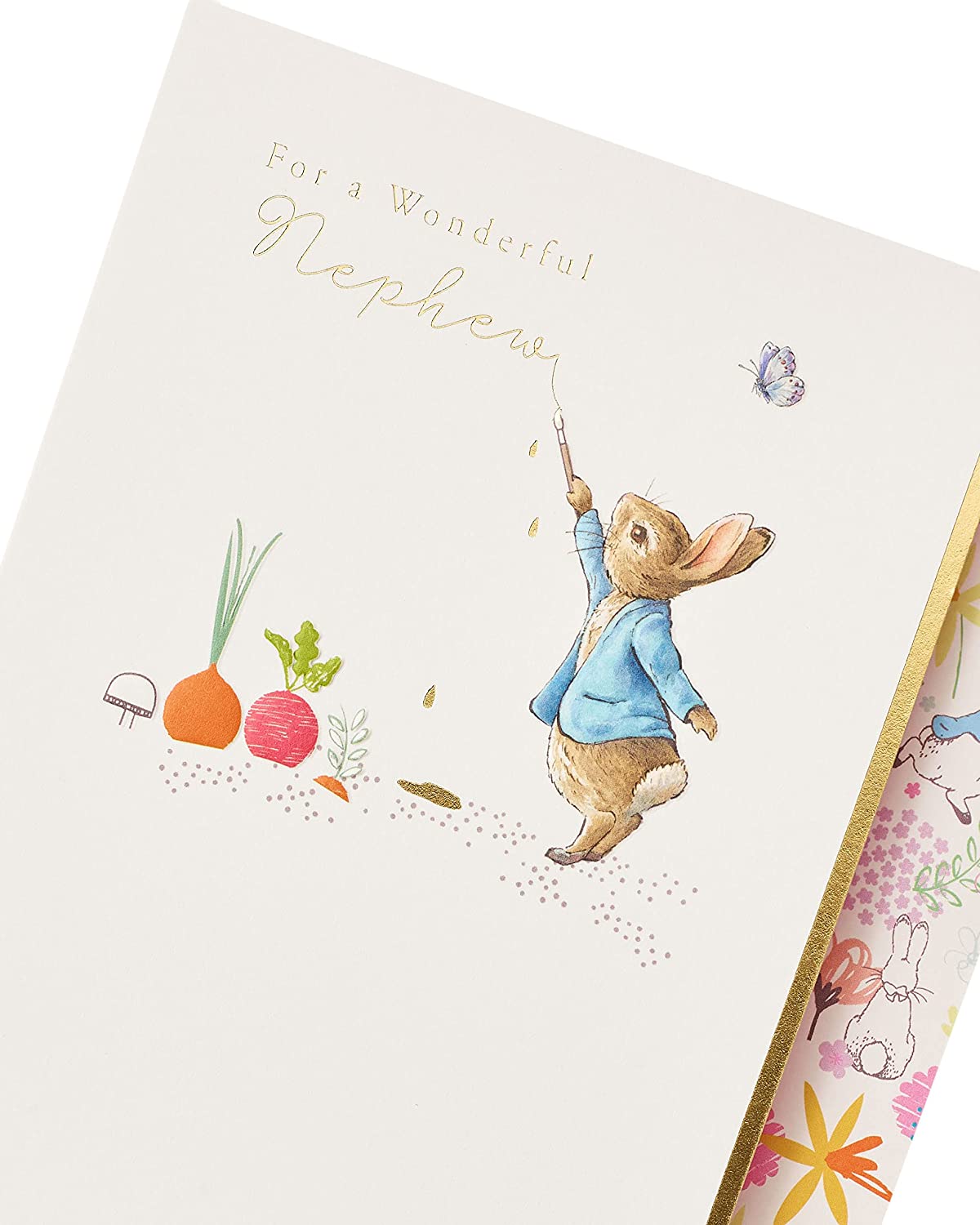 Peter Rabbit Birthday Card for Nephew