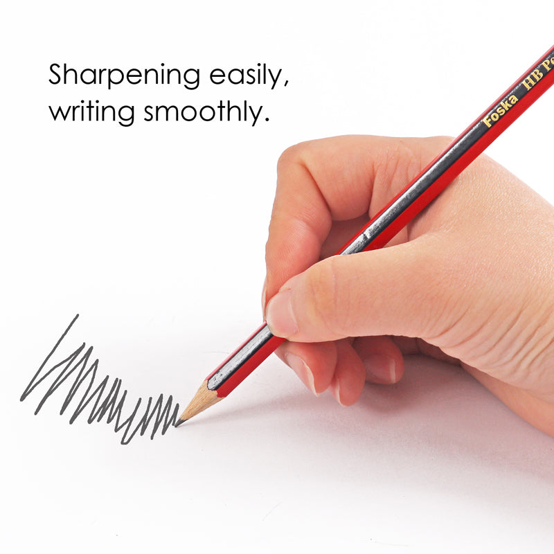 Pack of 72 7'' Wooden Sharpened HB Pencils