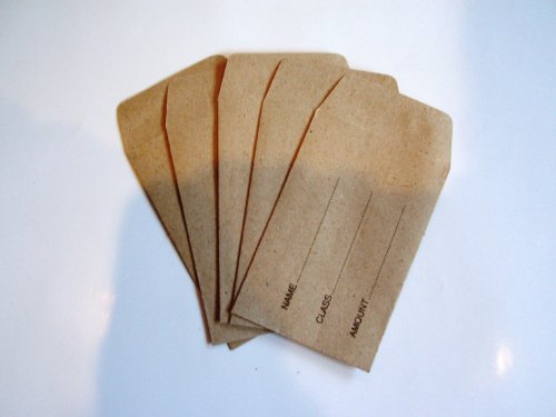 Pack of 100 Dinner Money Envelopes