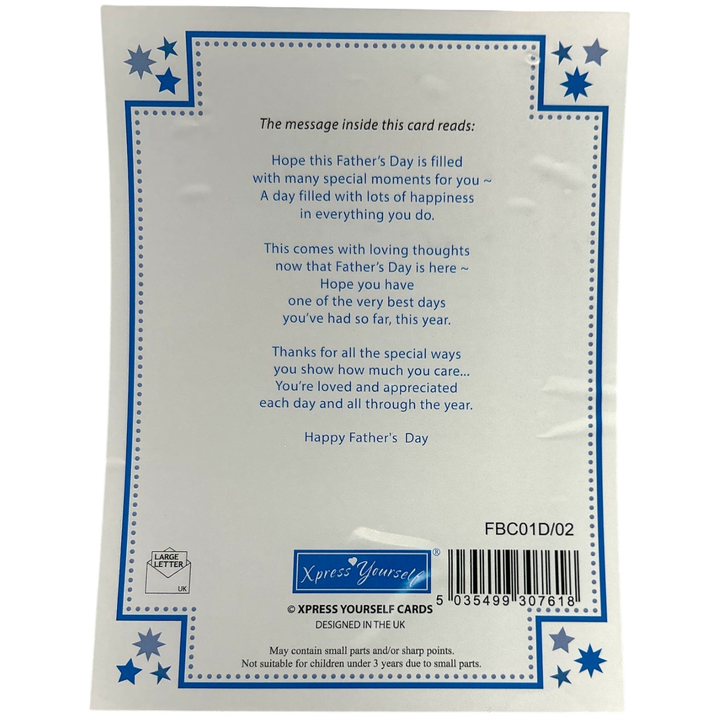 To My Husband Gifts Design Father's Day Boxed Card