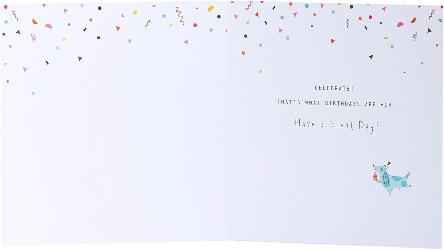 Party Dogs & Cats Design Birthday Card