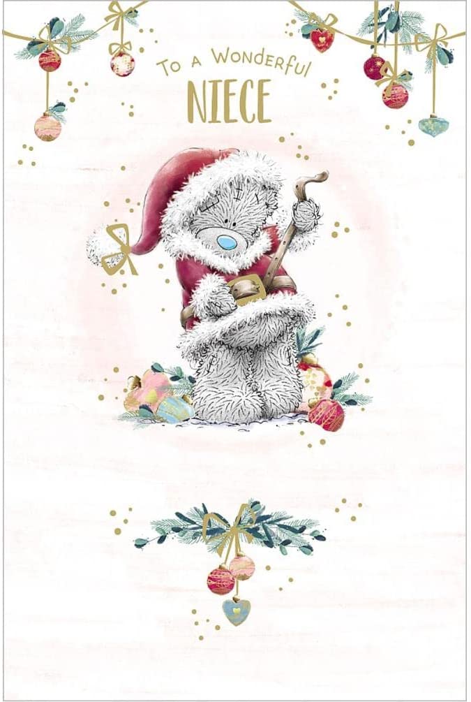 Me To You Bear Niece Christmas Card