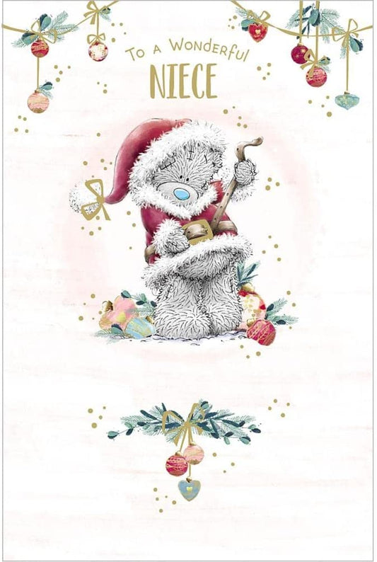 Me To You Bear Niece Christmas Card