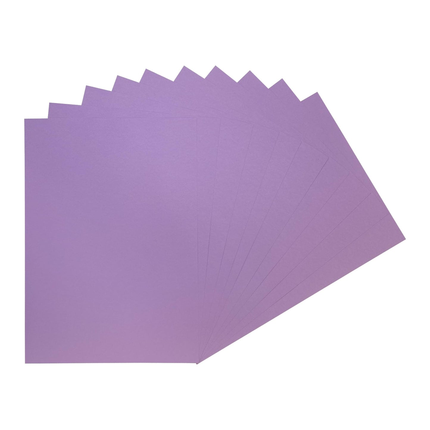 Pack of 20 Sheets A2 Light Purple Colored Craft Papers 230gsm