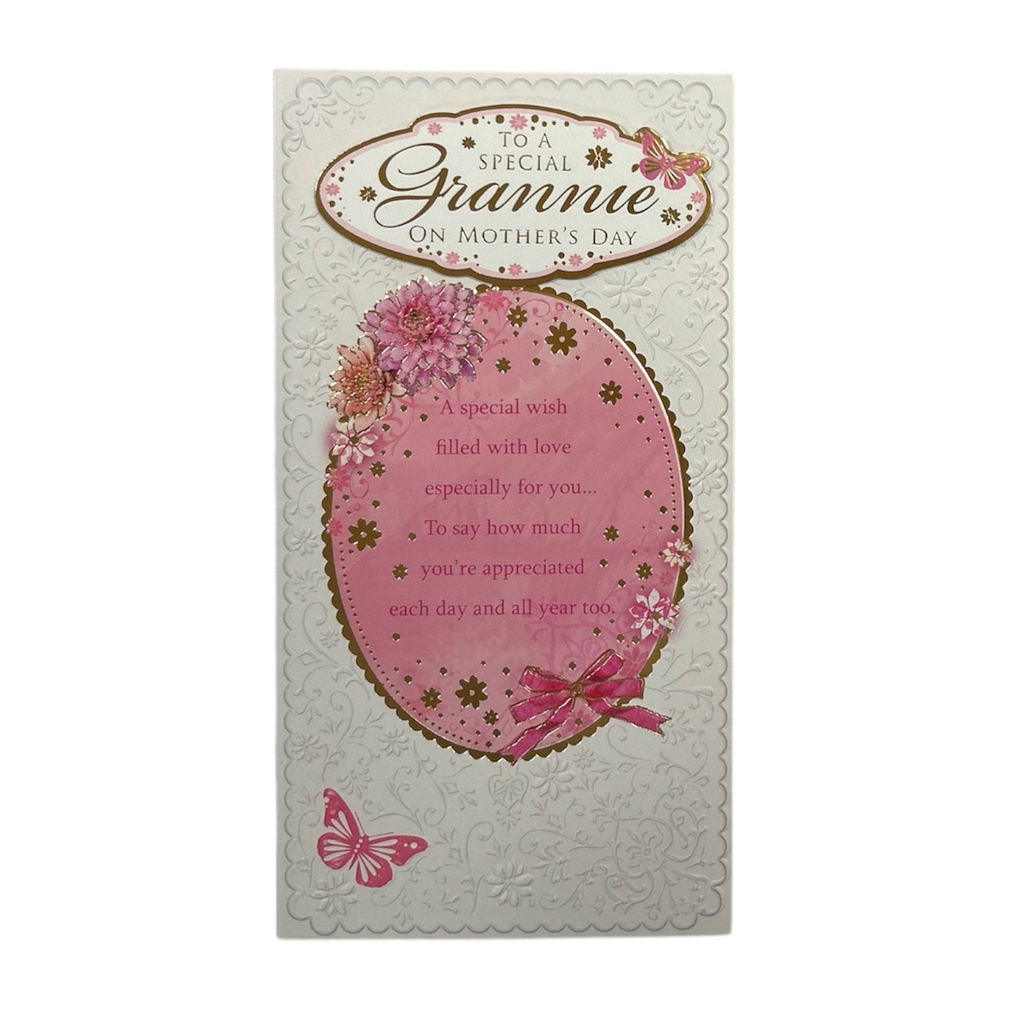 To A Special Grannie Butterfly Design Mother's Day Card