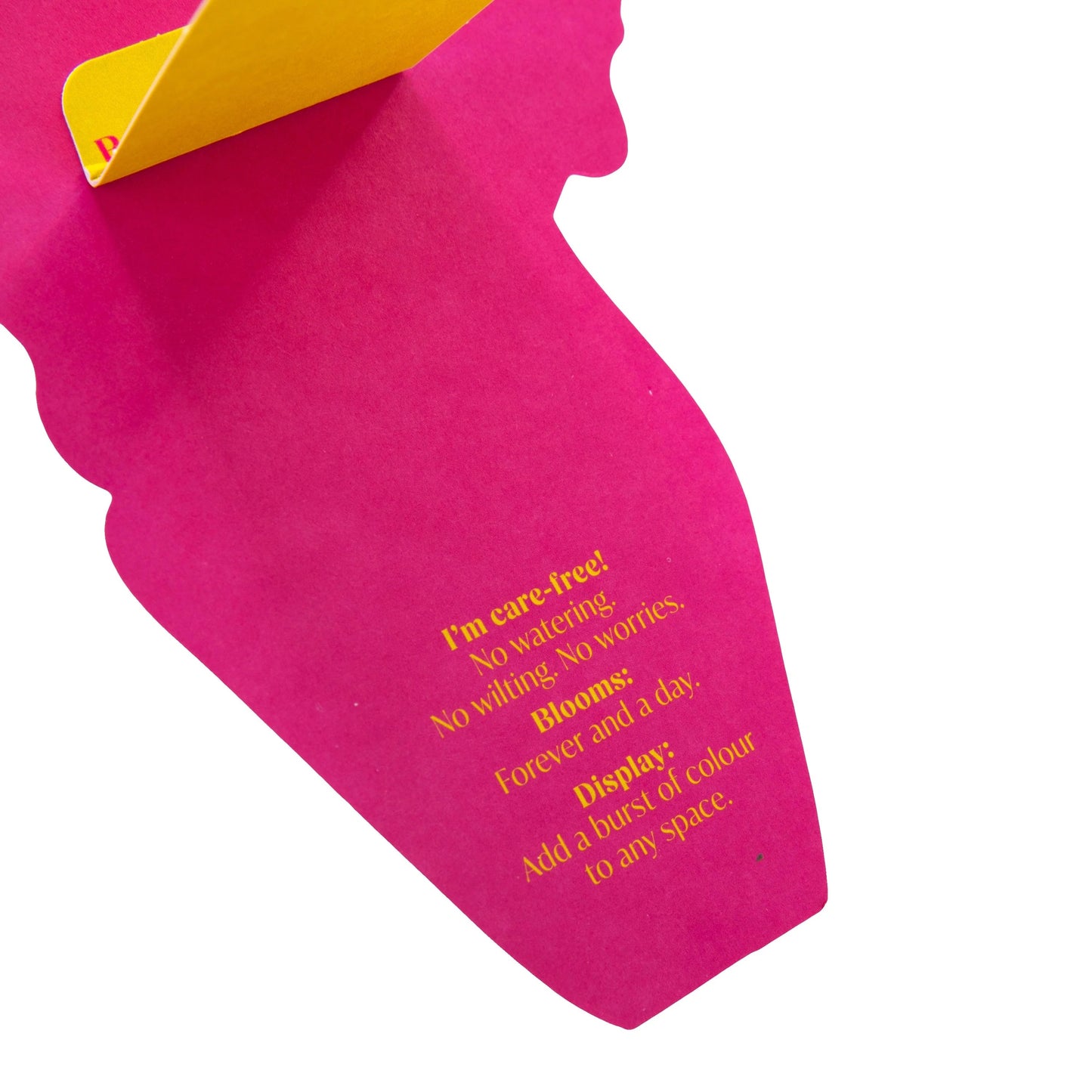 Die Cut Purple Vase Design Magical Botanicals Paper Flowers Open Blank Card