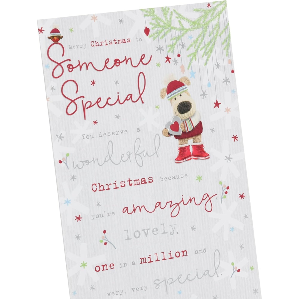 Boofle Holding Little Heart Someone Special Christmas Card