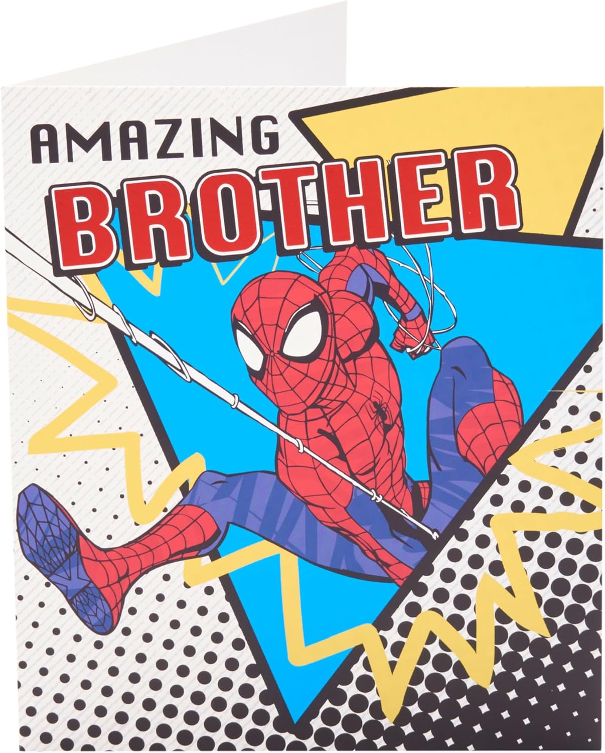 Marvel Spider-Man Classic Comic Design Brother Birthday Card