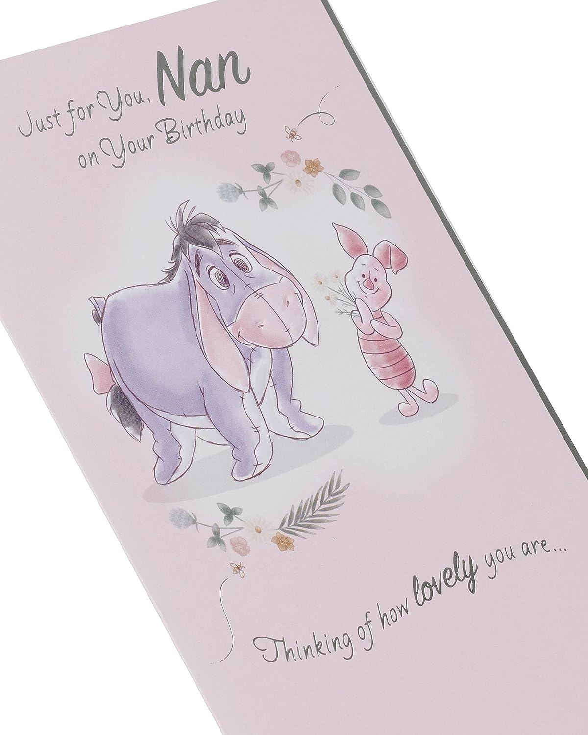 Winnie The Pooh Eeyore Design Nan Birthday Card