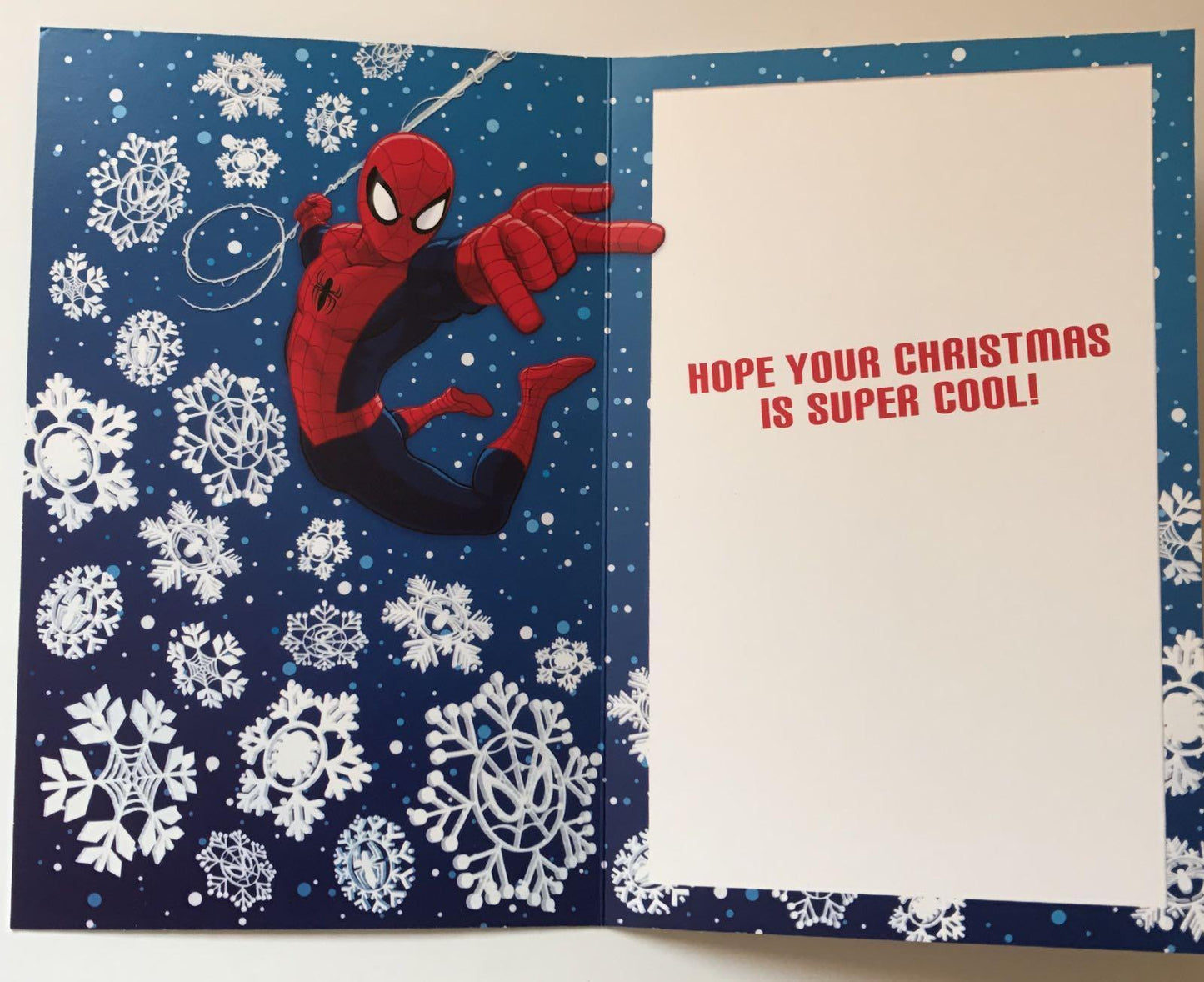 Spiderman Christmas Card Ultimate Brother