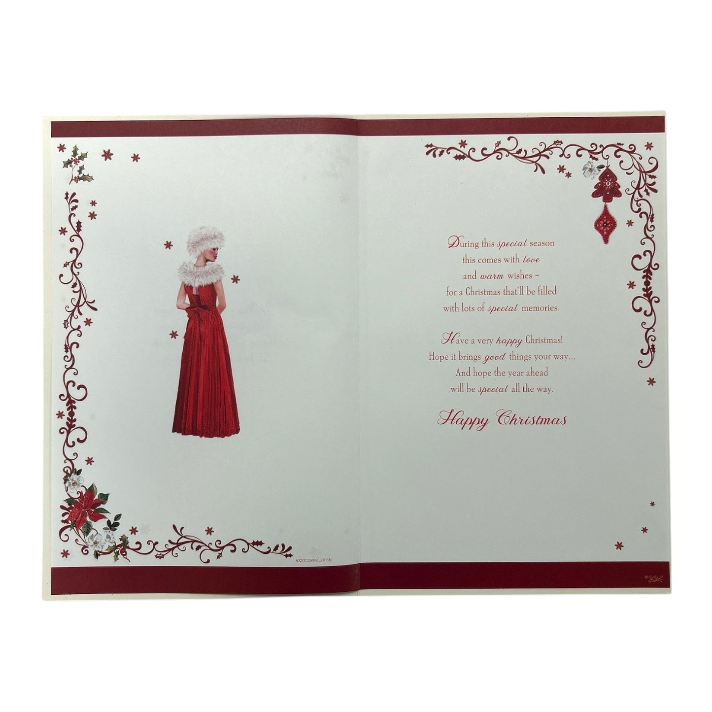 A Heartfelt Wishes For Daughter and Family Christmas Card