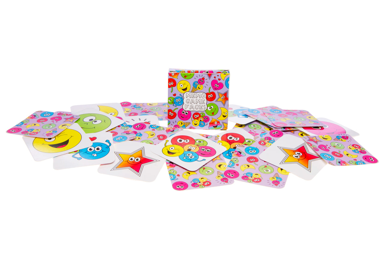 Emotions Faces Mini Memory Game 28 Cards