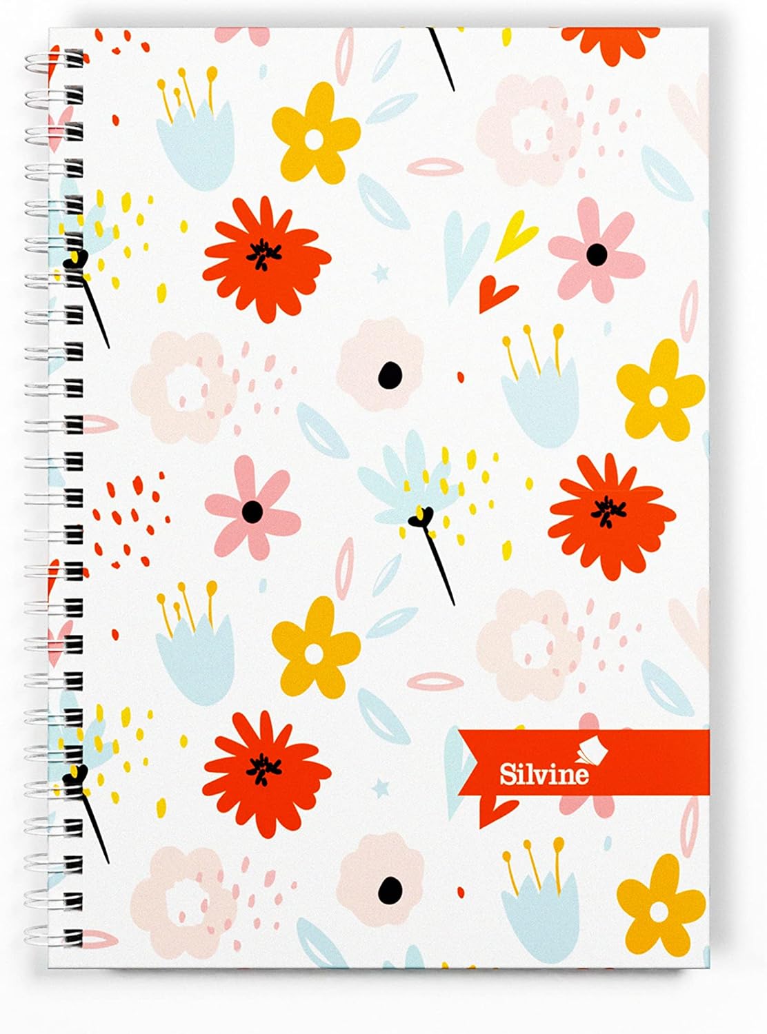 A5 140 Pages Twin Wire Marlene West Floral Hardback Notebook