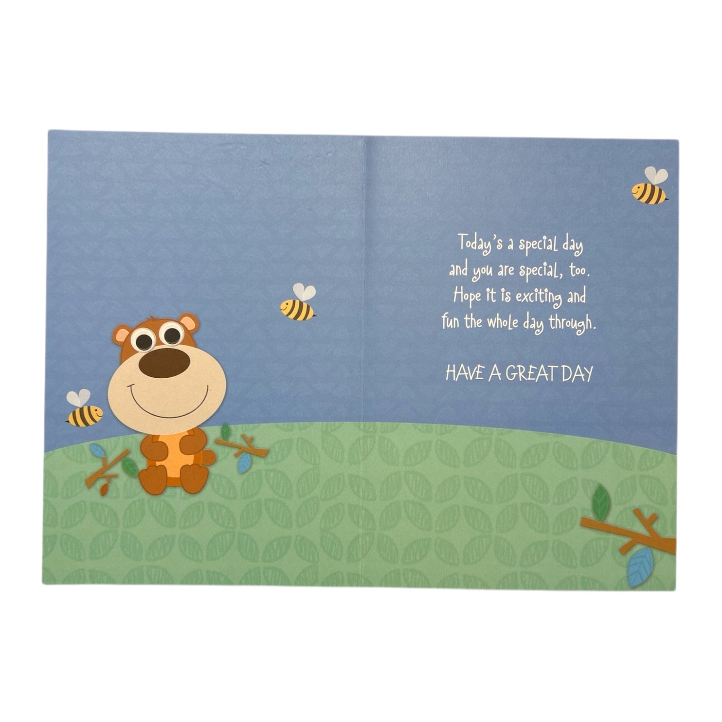 To Daddy Cute Bear Design Birthday Card