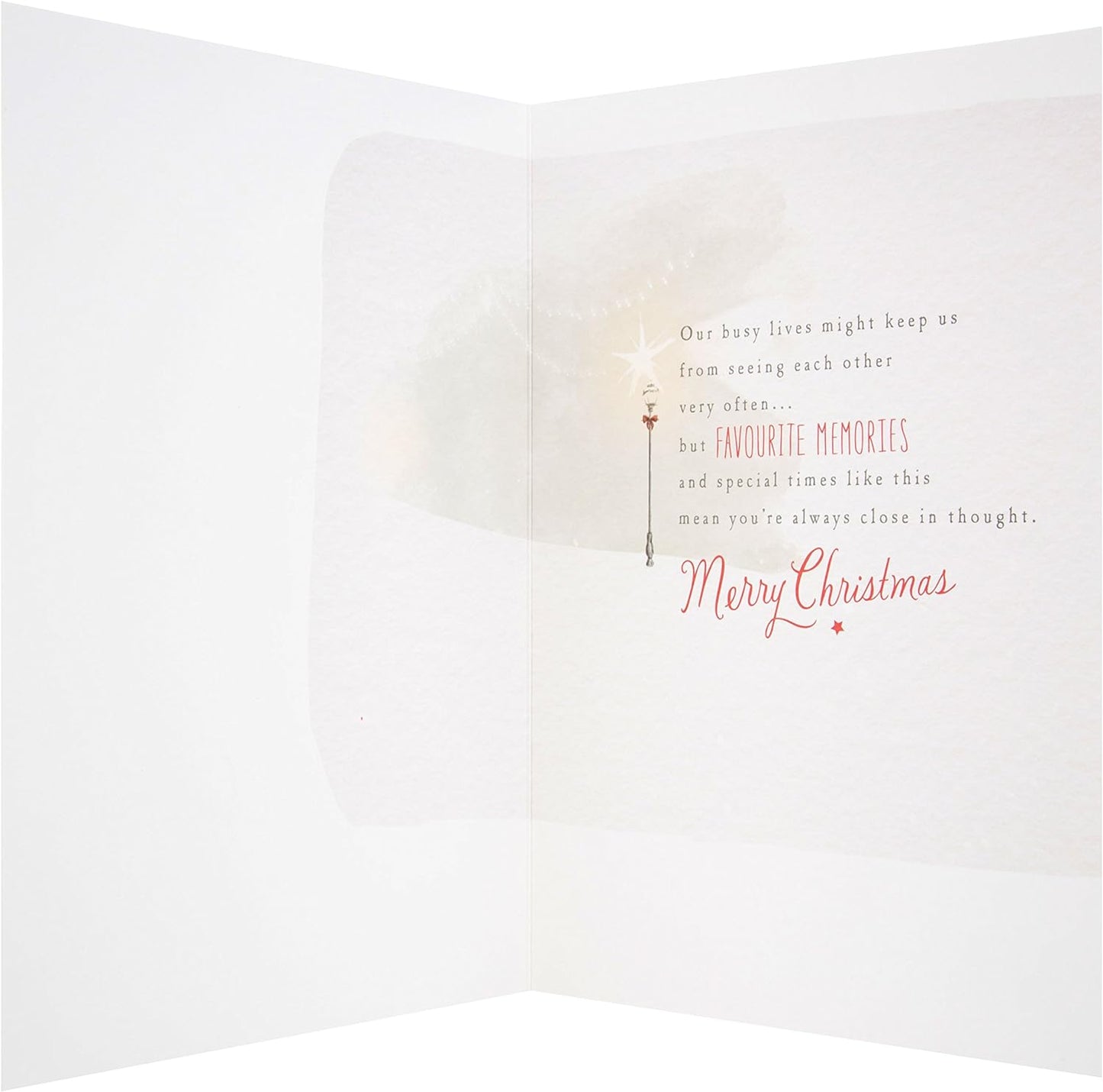 To Both of You "Warm Thoughts" Christmas Card