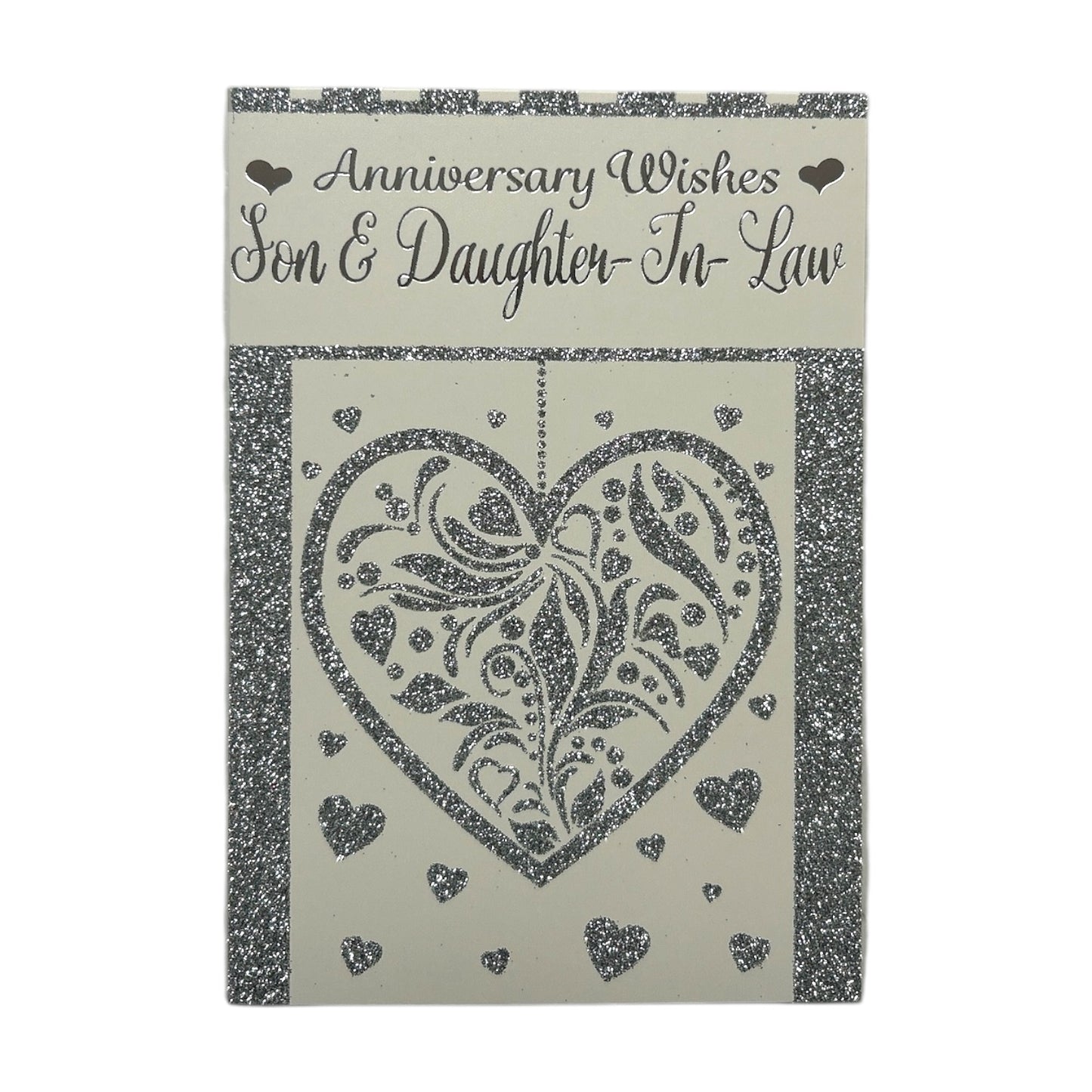 Son & Daughter-In-Law Traditional Design Anniversary Card