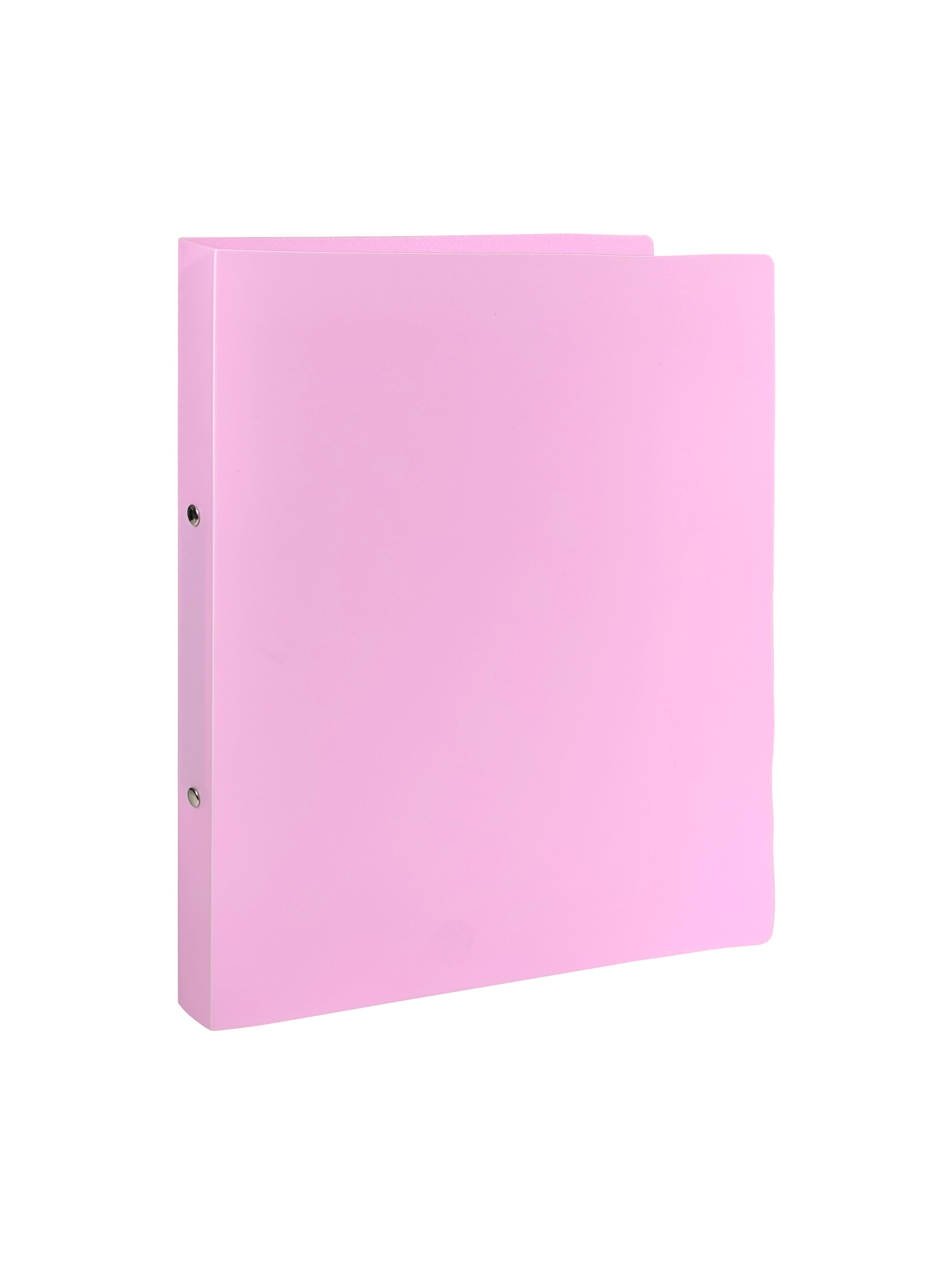 pink binder for cards Pack of 5 Pastel Pink A4 Ring Binders– Shop Inc