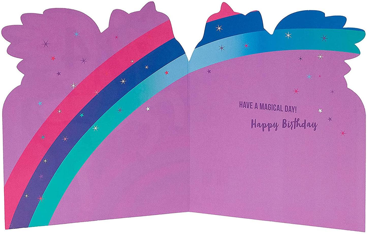 4 Year Old Girl Unicorn Birthday Card 4th For Her