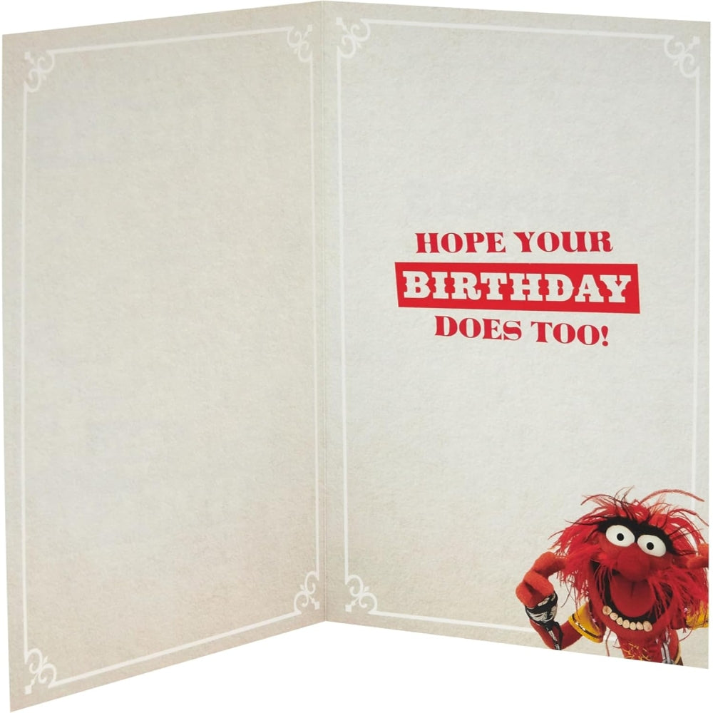 Disney The Muppets Animal & Drums Design Uncle Birthday Card
