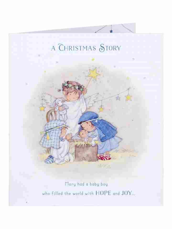 Cute Religious Story Christmas Card