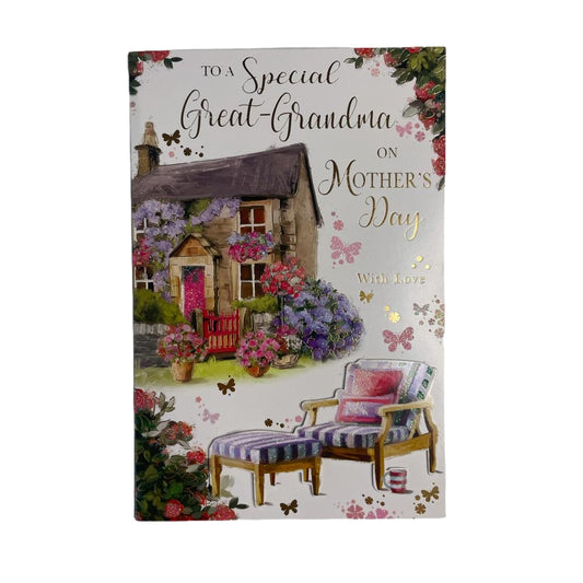 To A Special Great Grandma Beautiful House Design Mother's Day Card
