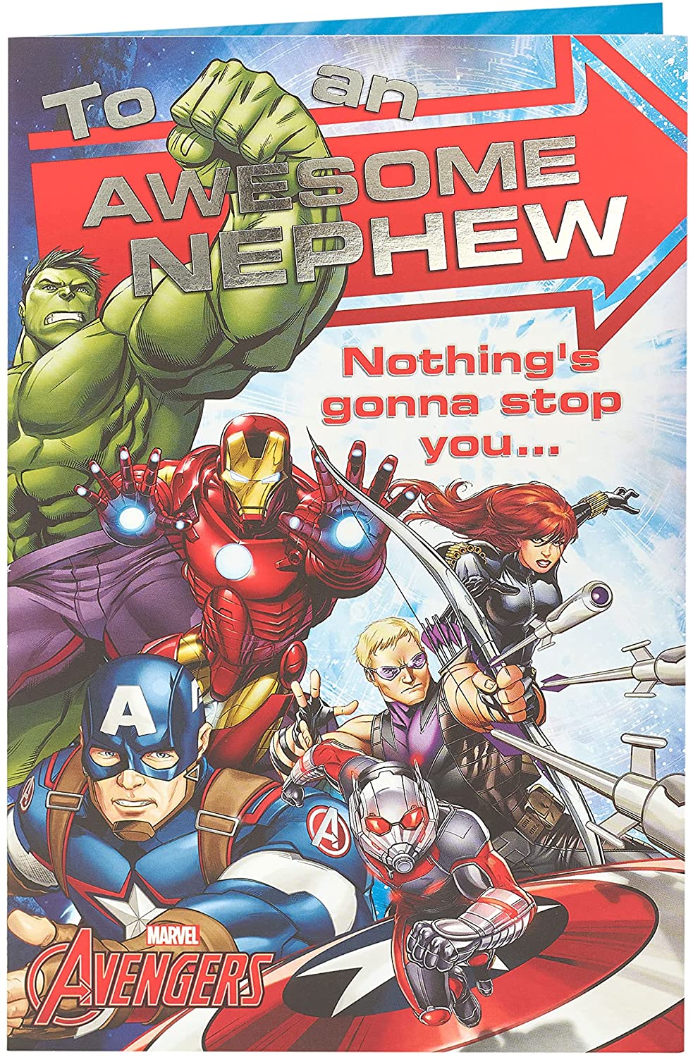 Marvel Awesome Nephew Birthday Card