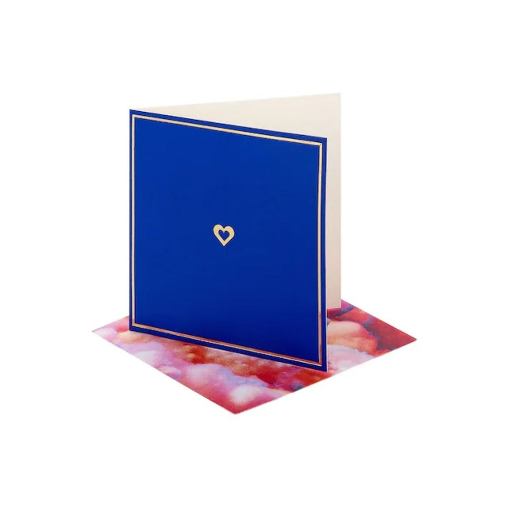 Red Premium 'Birthday Star' Card Vivid Aura