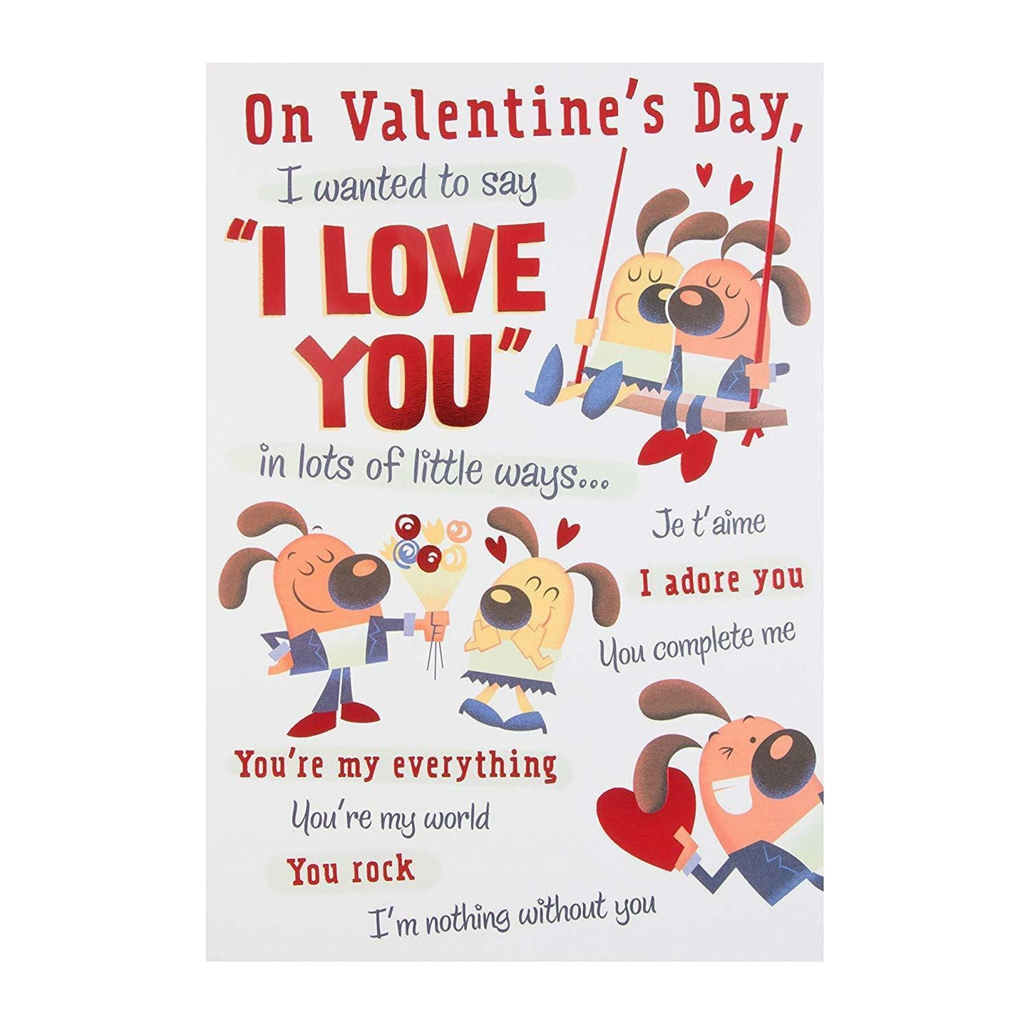 Hallmark One I Love Valentine's Day Card 'Pop Up' - Large