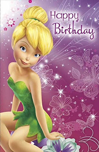 Disney Fairies Tinker Bell Magical Happy Birthday Friendship Greeting Card 