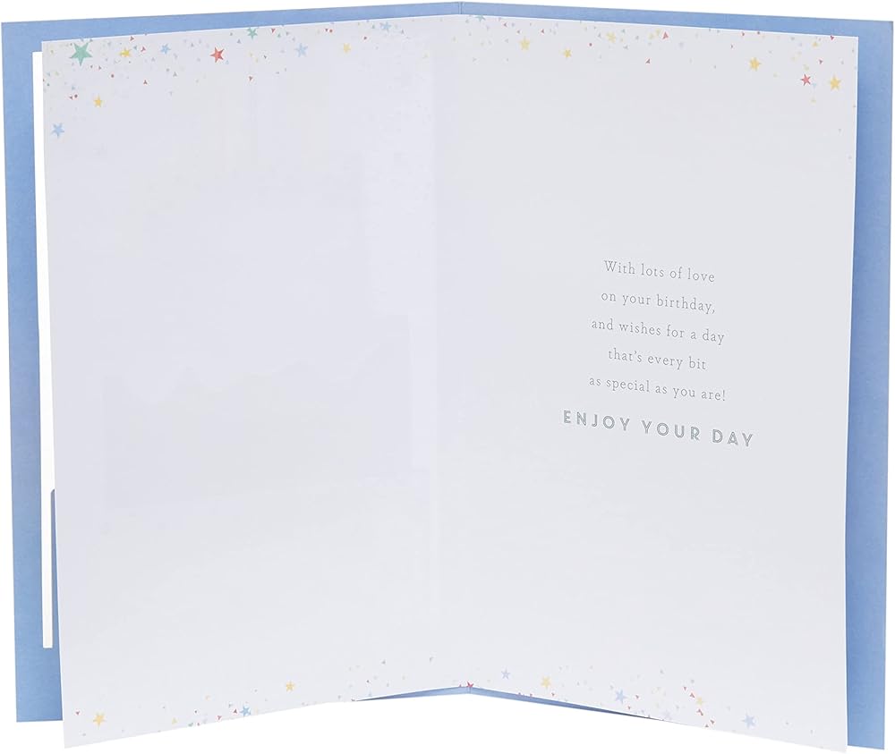 Laser Cut Cake Design Son Birthday Card