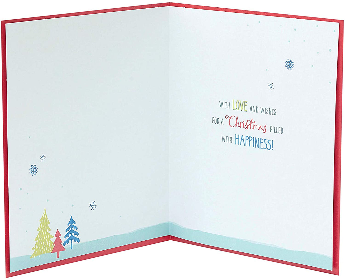Grandad Christmas Card Festive Lettering Design
