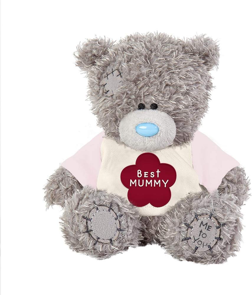 Me to You Tatty Teddy 'Best Mummy Ever' 10cm Plush Bear With Satin Tag Official Collection