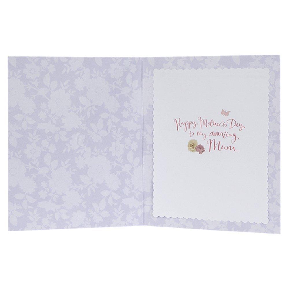 Mum Contemporary Diamante Mother's Day Card