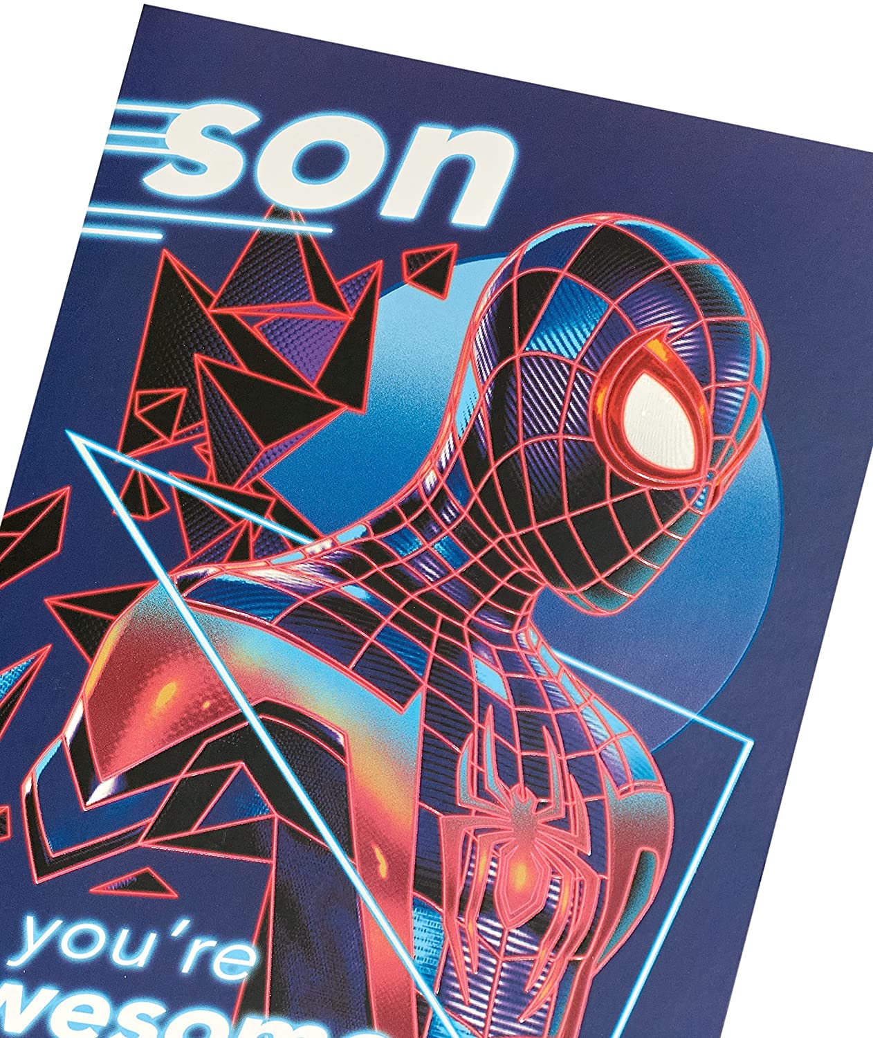 Spider-Man Marvel Son Birthday Card