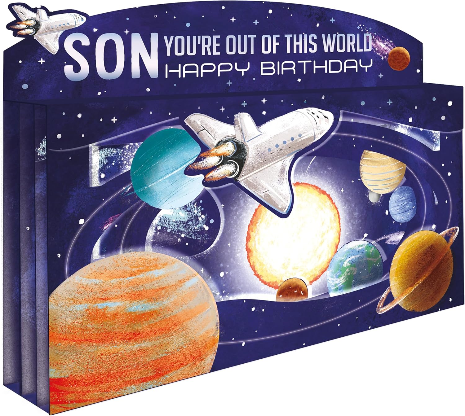 Spectacular 3D Space Out Of This World Son Birthday Card– Shop Inc