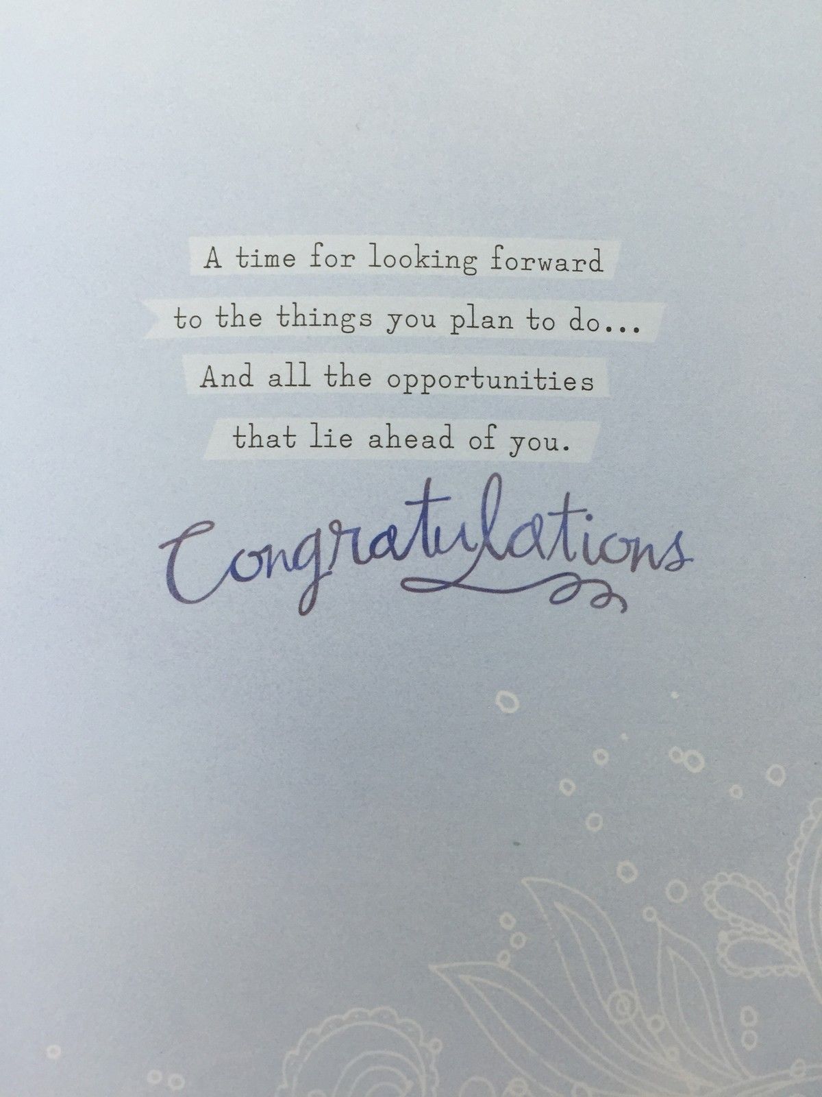 On Your Graduation Papyrus Greeting Card By Traditional Glitter Card Blue