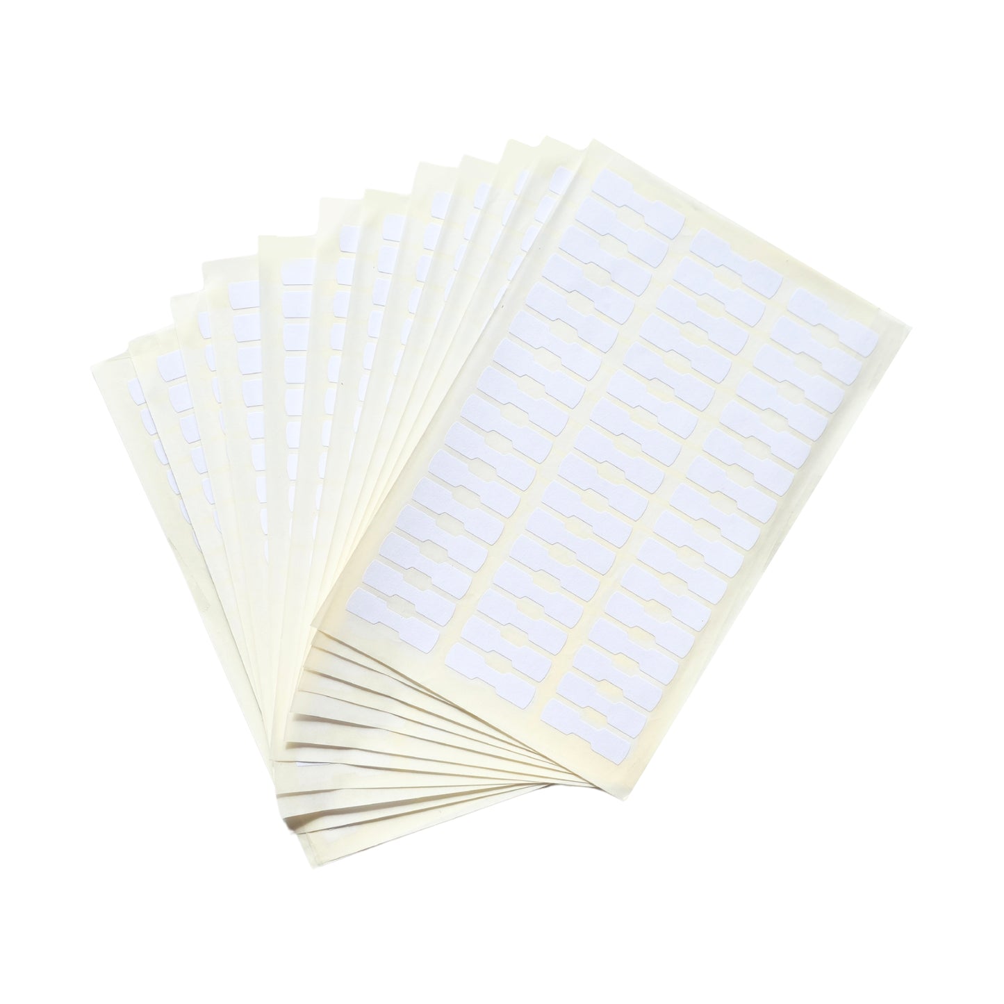Pack of 6912 White Jewellery Labels 10x38mm