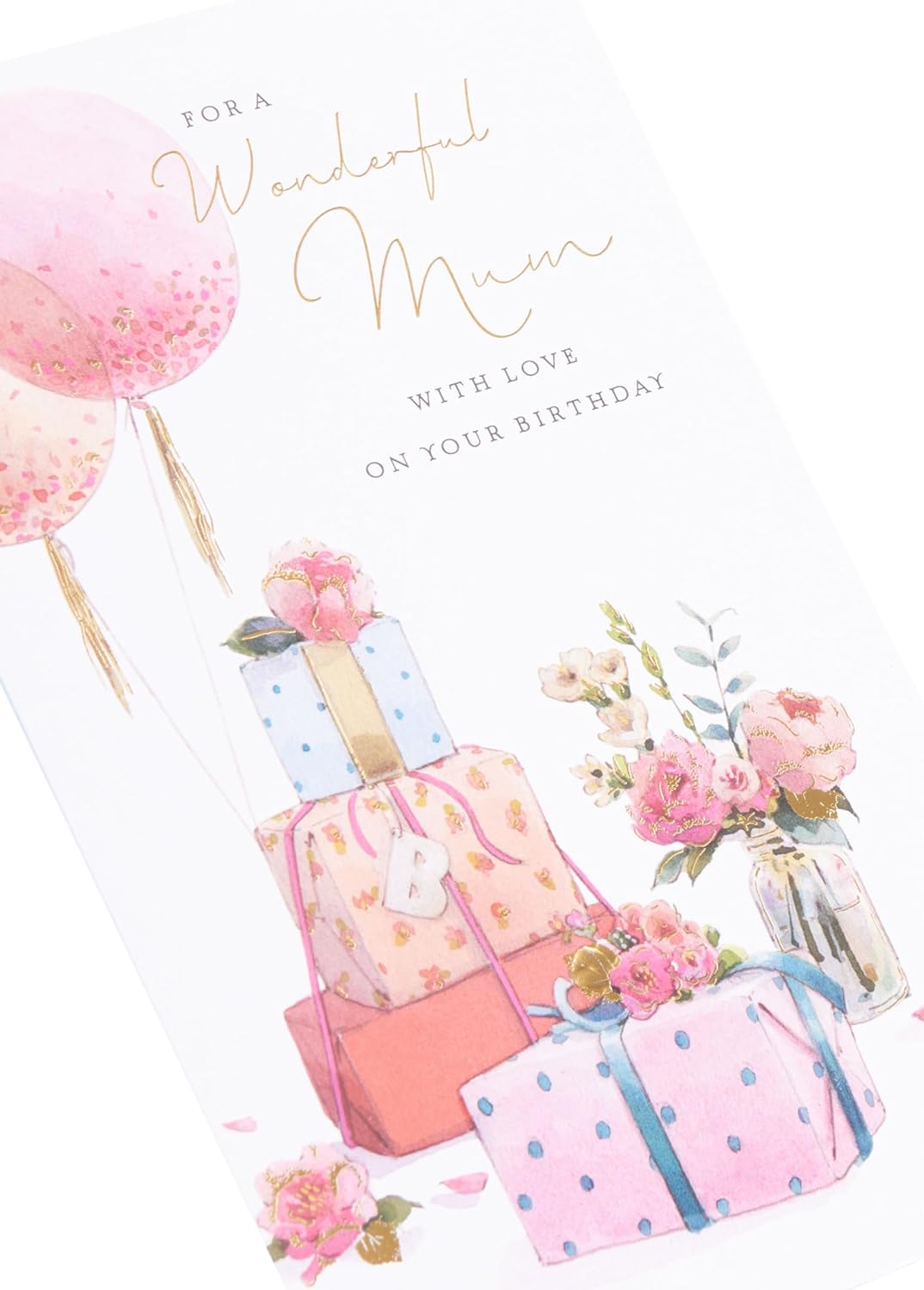 Mum Birthday Card Lovely Presents Design 