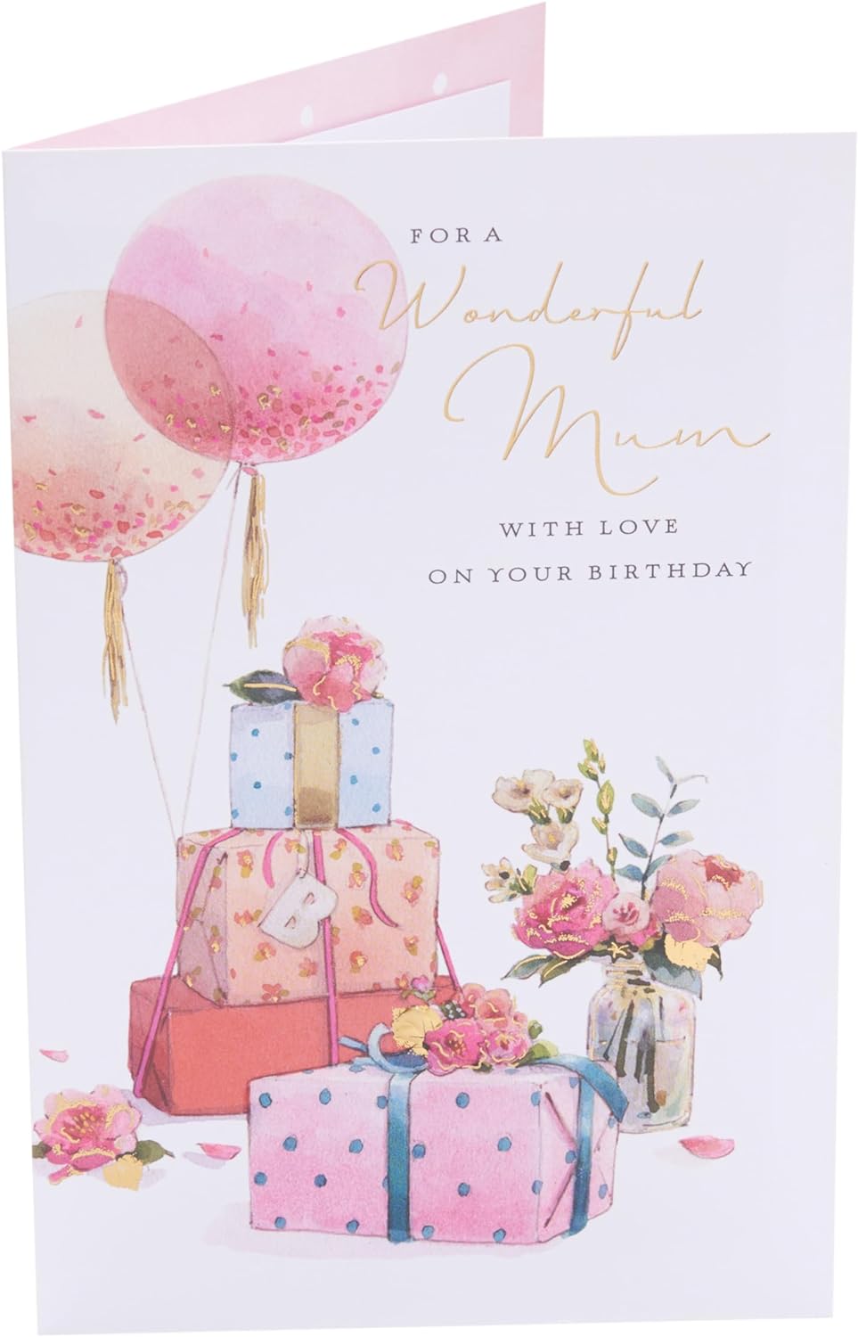 Mum Birthday Card Lovely Presents Design 