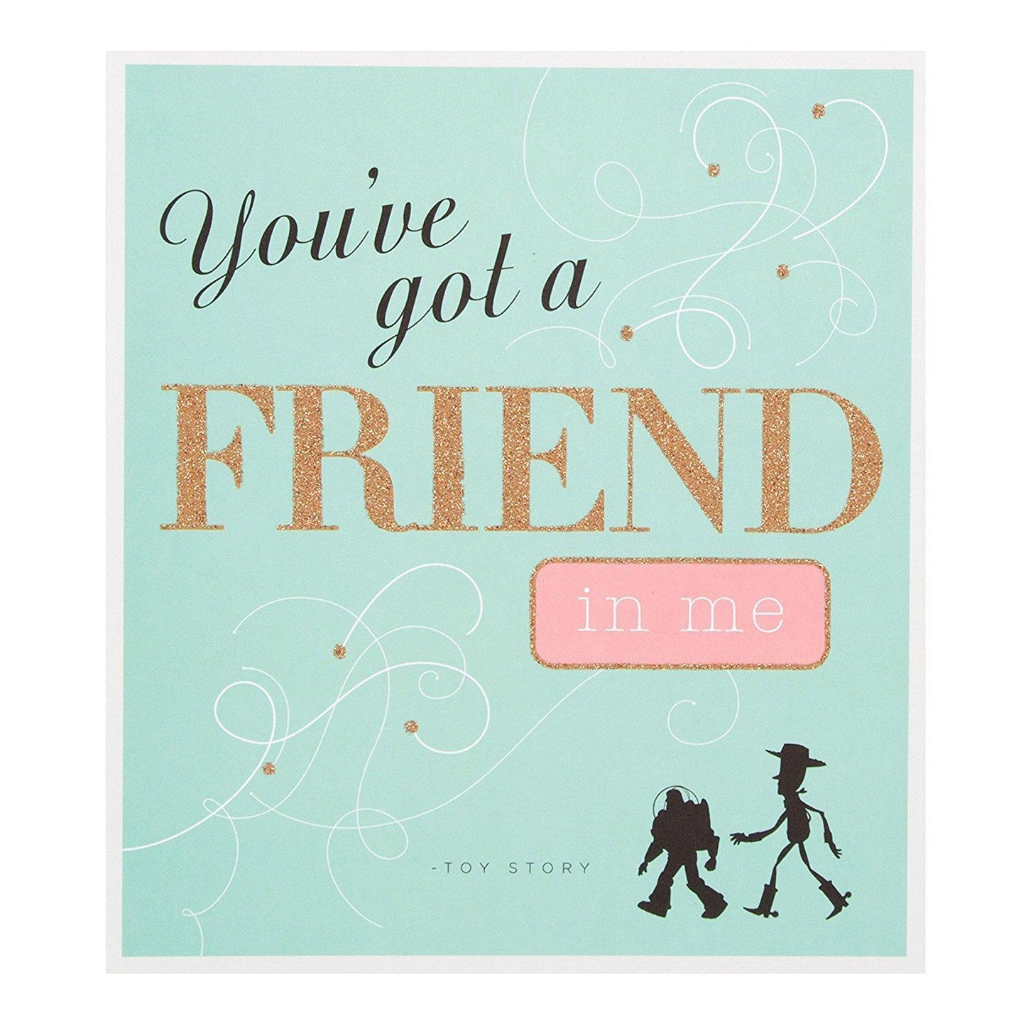 Classic Disney Quote Card Toy Story Open Blank Birthday Card