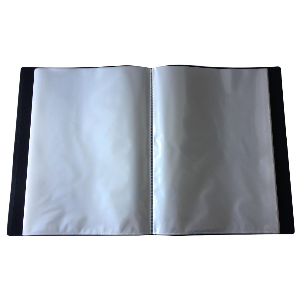 A4 Black Flexible Cover 60 Pocket Display Book