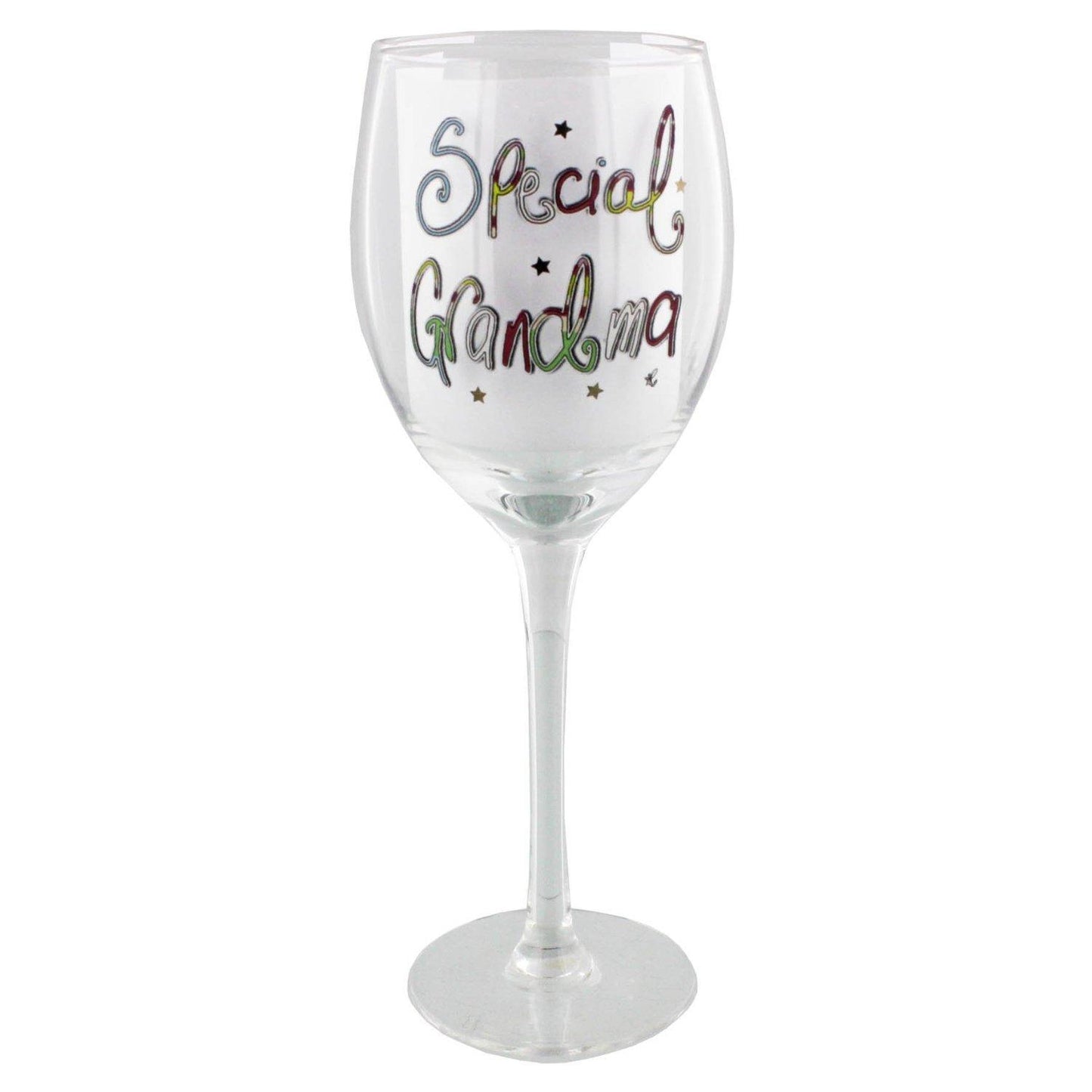 Tracey Russell Short & Sweet Wine Glass Special Grandma