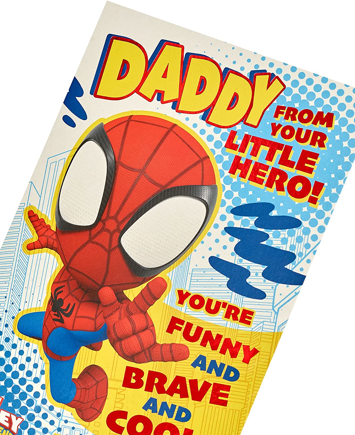 Marvel Daddy from Son Spider-Man Birthday Card