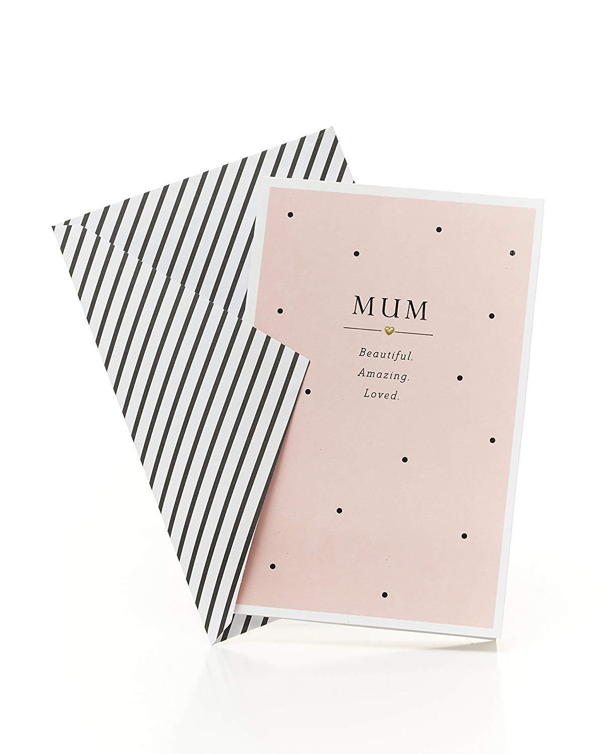 Mum Birthday Card Beautiful Amazing Loved