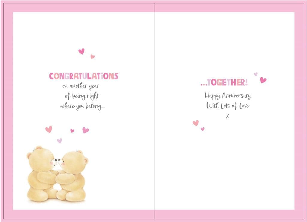 Forever Friends for Couples Anniversary Congratulations Card