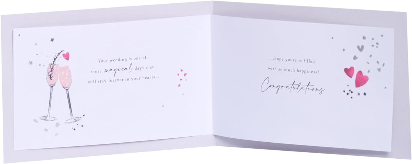 Cake Design Wedding Day Congratulations Card