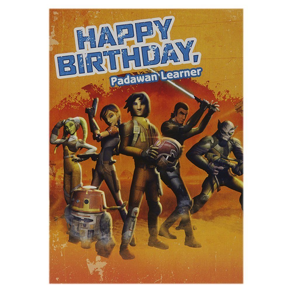 Hallmark Star Wars Rebels Birthday Multipack 'Padawan Learner' Pack of 6